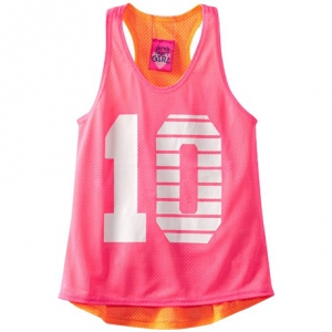 Derek Heart Girl 7-16 Reversible Mesh Tank