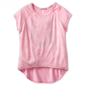 Sugartart Love Girls 7-16 Knit Top With Horseshoe